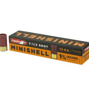 Looking for Aguila Minishell 12 Gauge Ammo for sale? Buy this high-quality ammunition for your shotgun to enhance your shooting experience.