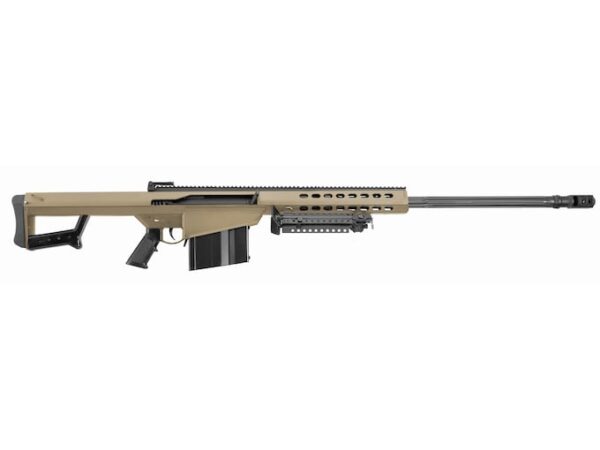 barrett 82a1 semi automatic centerfire rifle 50 bmg 29 fluted barrel matte