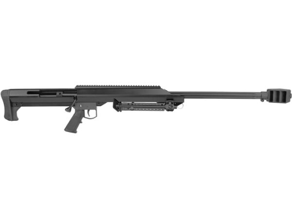 barrett 99a1 bolt action centerfire rifle 50 bmg 29 fluted barrel black and