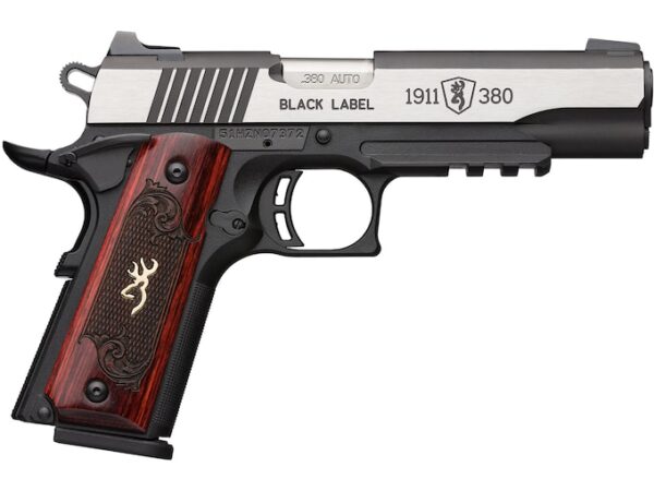 browning 1911 380 black label medallion pro semi automatic pistol 380 acp 1