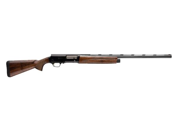 browning a5 hunter 12 gauge semi automatic shotgun 28 barrel blued and walnut