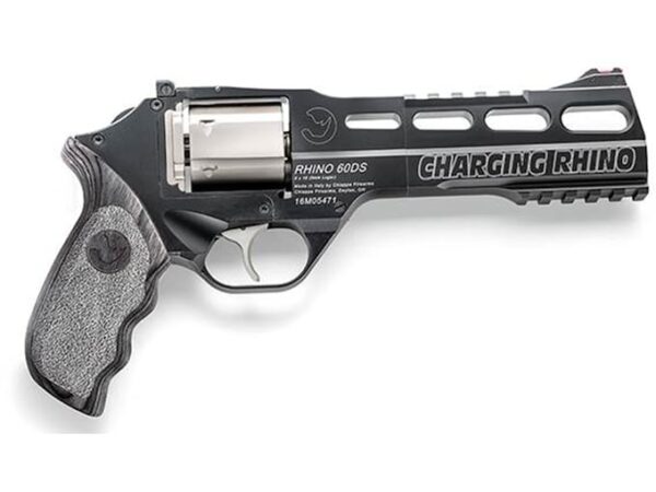 chiappa charging rhino revolver 9mm luger 6 barrel 6 round blackgray