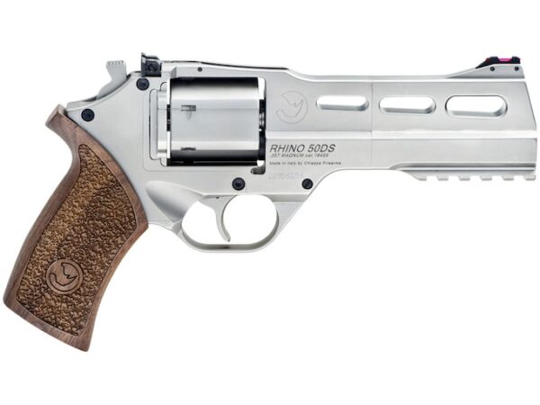 chiappa rhino 50ds revolver 357 magnum 5 barrel 6 round chrome walnut