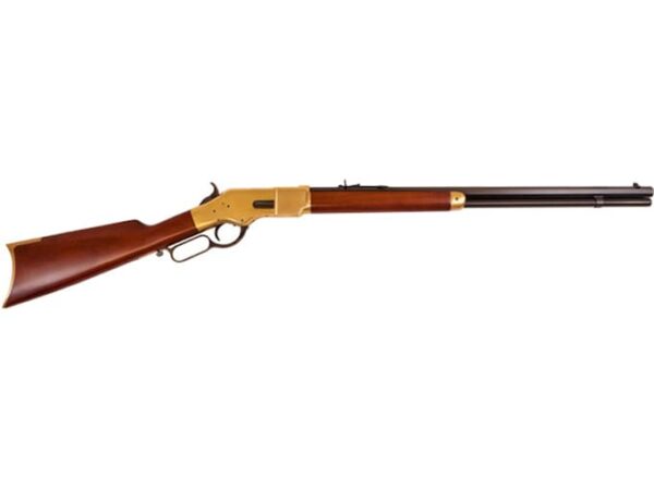 Cimarron Firearms 1866 Yellowboy Rifle Lever Action Centerfire Rifle 45 Colt (Long Colt) 24" Barrel Blued and Walnut Straight Grip