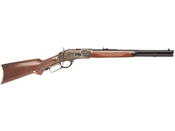 Cimarron Firearms Texas Brush Popper Lever Action Centerfire Rifle 45 Colt (Long Colt) 18" Barrel Blued and Walnut