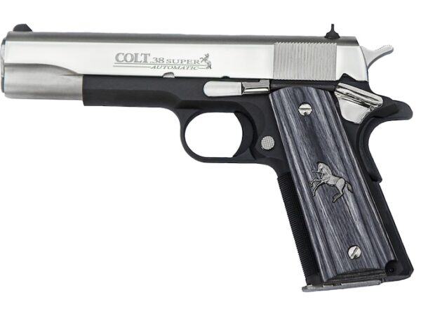 colt 1911 jal dark horse semi automatic pistol 38 super 5 barrel 8 round