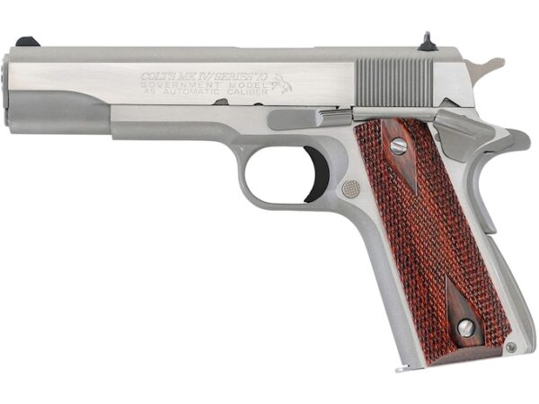 colt government series 70 semi automatic pistol 45 acp 5 barrel 7 1 round