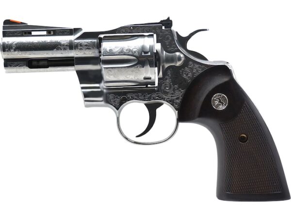 colt python revolver 357 magnum 3 barrel 6 round stainless black