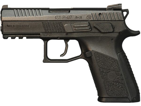 cz usa p 07 semi automatic pistol 9mm luger 375 barrel 15 round black