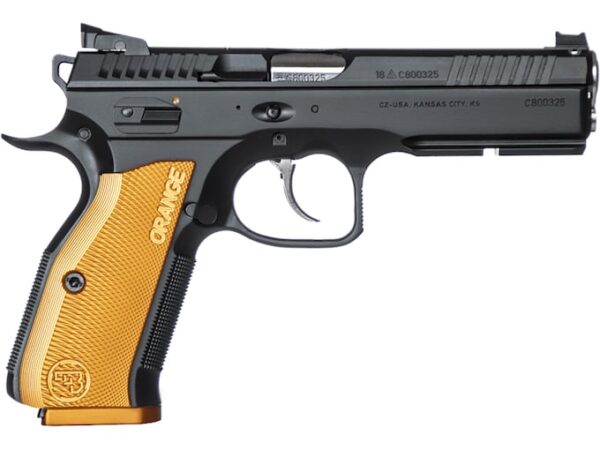 CZ-USA Shadow 2 Orange Semi-Automatic Pistol 9mm Luger 4.9" Barrel 17-Round Black Orange