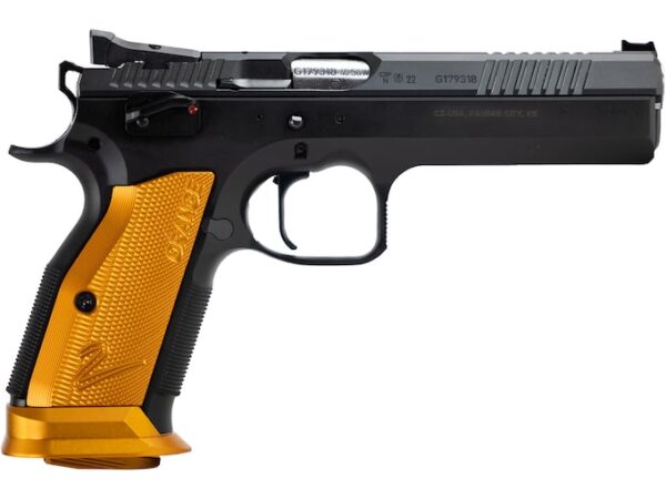 cz usa ts 2 orange semi automatic pistol 9mm luger 52 barrel 20 round black