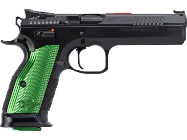 cz usa ts 2 racing green semi automatic pistol 9mm luger 523 barrel