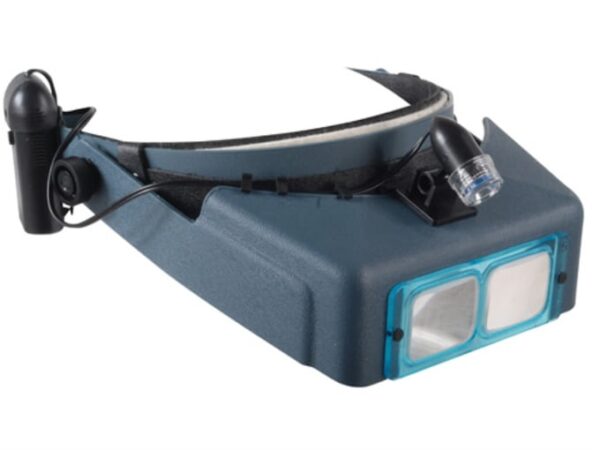 donegan optical optivisor magnifying headband visor complete set with