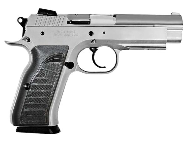 EAA Witness Semi-Automatic Pistol 9mm Luger 4.5" Barrel 17-Round Chrome Black