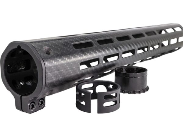 faxon streamline m lok handguard ar 15 13 carbon fiber ammo gate