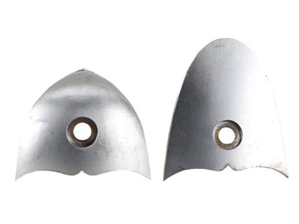 galazan heel and toe plate set polished steel in the white ammo gate