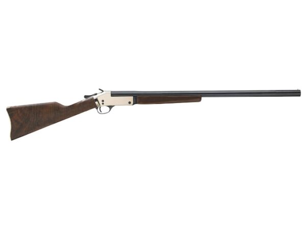 henry 12 gauge single shot shotgun 28 barrel blued and walnut straight grip