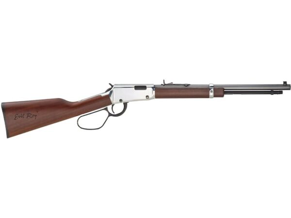 henry evil roy lever action rimfire rifle 22 long rifle 165 barrel blued