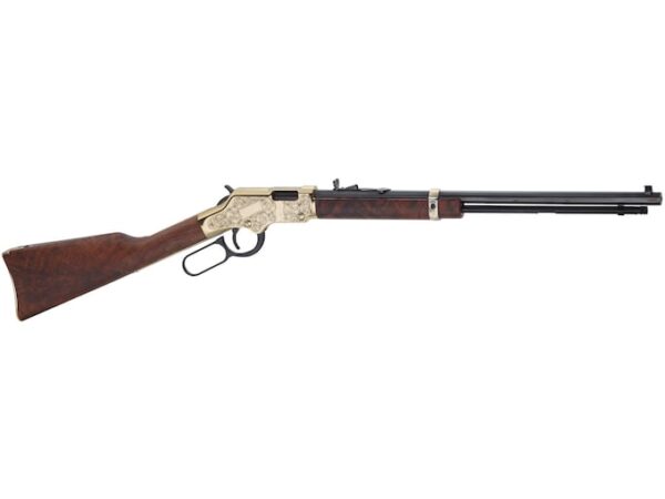 henry golden boy deluxe engraved 3rd edition lever action rimfire rifle 22