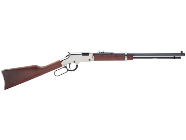 henry golden boy silver lever action rimfire rifle 17 hornady magnum rimfire