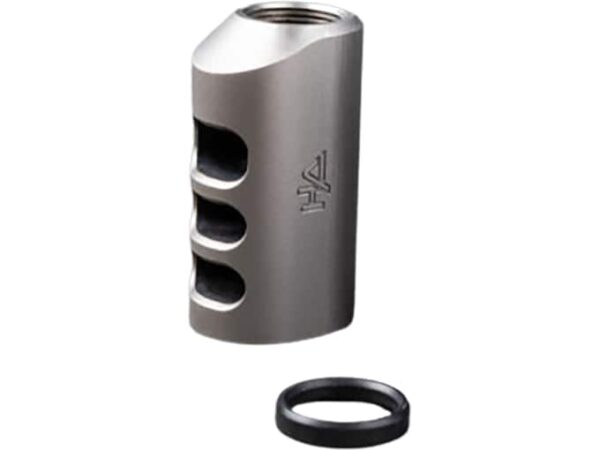 hera arms pcc compensator 9mm 5 8 24 thread titanium ammo gate