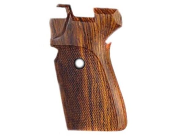 hogue fancy hardwood grips sig sauer p239 checkered cocobolo ammo gate