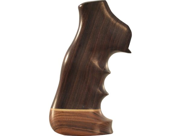 hogue fancy hardwood grips with accent stripe finger grooves and contrasting 5