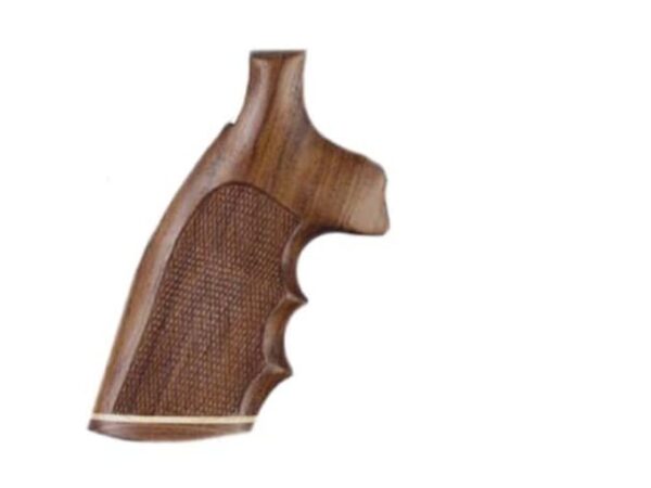 hogue fancy hardwood grips with accent stripe finger grooves and contrasting 6