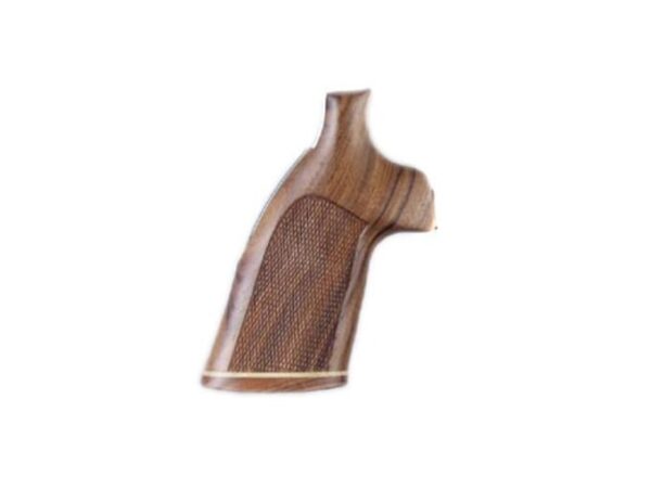 hogue fancy hardwood grips with accent stripe ruger redhawk checkered pau