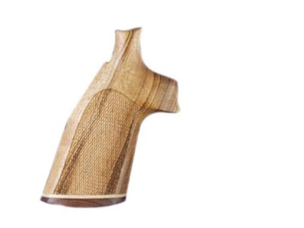 hogue fancy hardwood grips with accent stripe ruger security six checkered