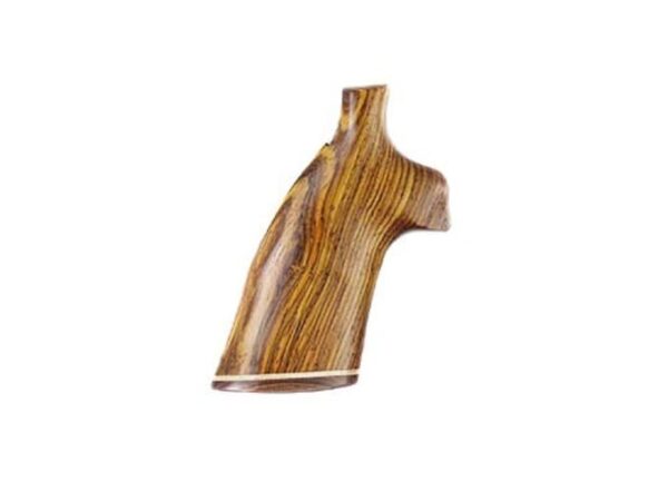 hogue fancy hardwood grips with accent stripe s w n frame square butt