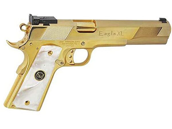 iver johnson eagle xl semi automatic pistol 45 acp 6 barrel 8 round gold pearl