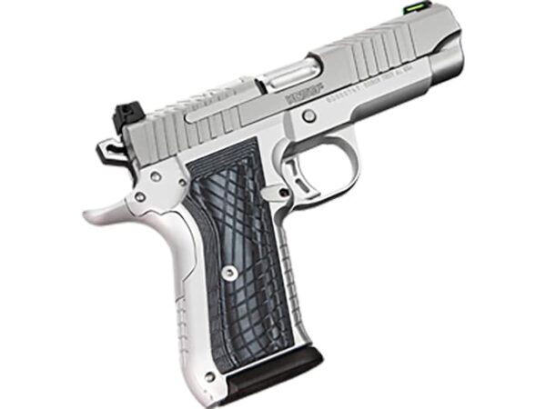 kimber kds9c semi automatic pistol 9mm luger 4 barrel 15 round silver gray