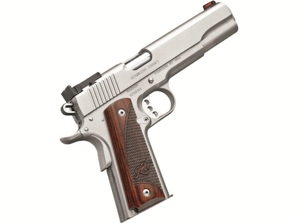 kimber stainless target long slide semi automatic pistol 10mm auto 6 barrel