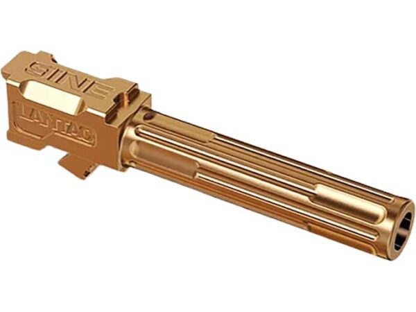 lantac barrel glock 19 fluted 9mm luger 1 in 10 twist stainless steel bronze