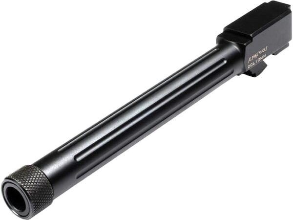 lone wolf alphawolf barrel glock 40 10mm auto 6 fluted 9 16 24 thread