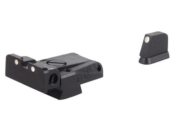 lpa spr sight set cz 75 85 with dovetail front sight steel 3 dot ammo gate