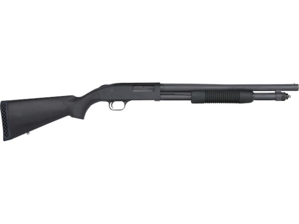 Mossberg 590 12 Gauge Pump Action Shotgun 18.5" Barrel Blued and Black