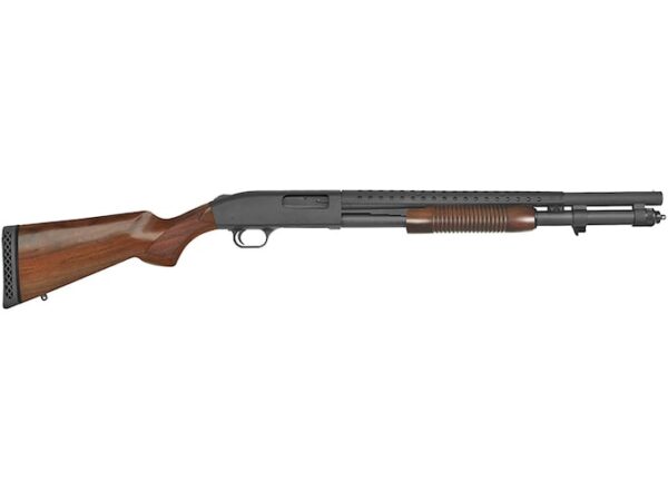 mossberg 590 retrograde 12 gauge pump action shotgun 20 barrel blued and wood