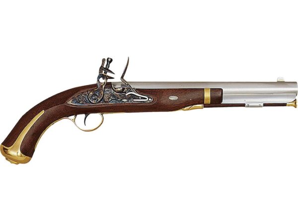 pedersoli harpers ferry muzzleloading pistol 58 caliber flintlock 10 chrome