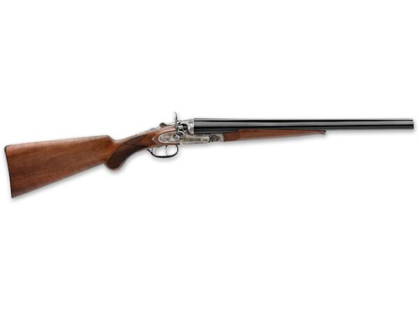 pedersoli without wyatt earp writing 12 gauge side by side shotgun 20 barrel