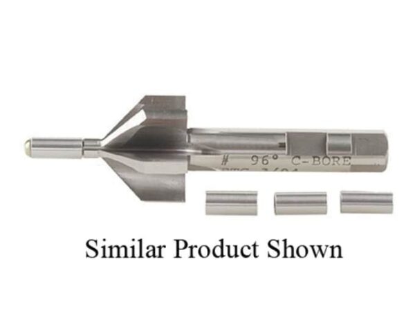 ptg 120 degree piloted barrel counterbore with 22 caliber to 6mm 4 pilot set