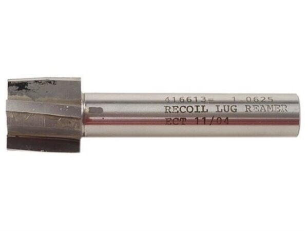 ptg recoil lug reamer to accept 1 1 16 standard size barrel thread shank