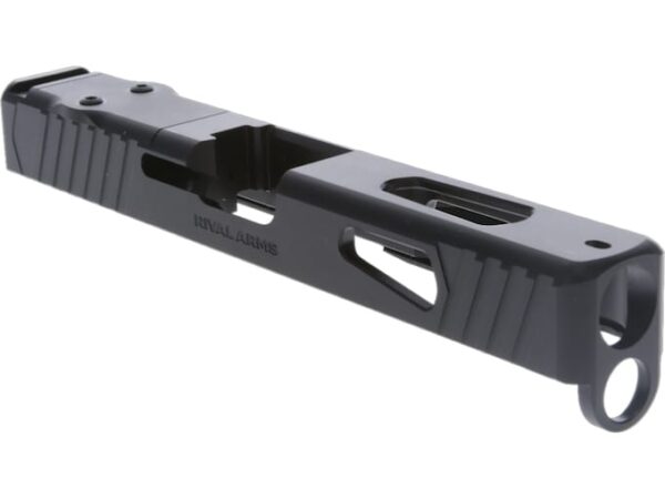 rival arms a1 slide glock 17 gen 5 rmr cut stainless steel nitride ammo gate