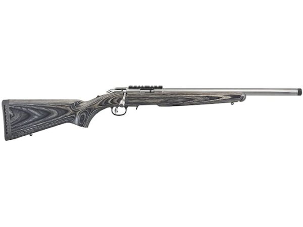 ruger american bolt action rimfire rifle 22 long rifle 18 barrel stainless