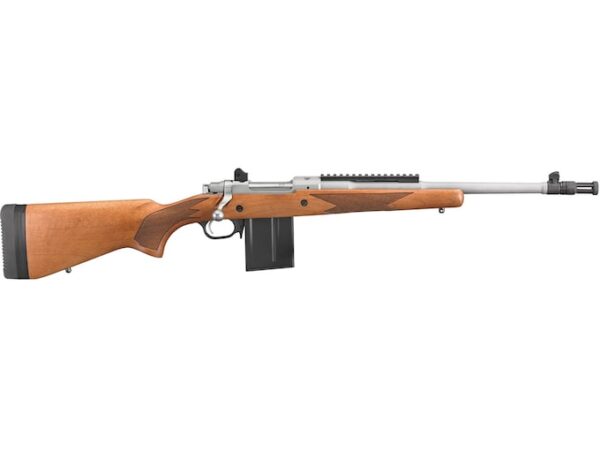 ruger gunsite scout bolt action centerfire rifle 308 winchester 165 barrel