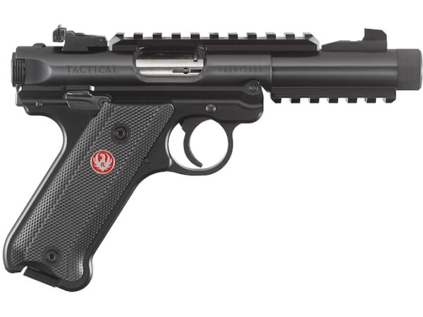 ruger mark iv tactical semi automatic rimfire pistol 22 long rifle 44