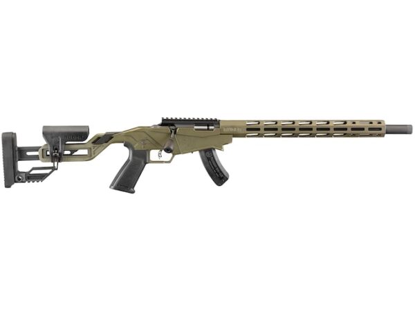 ruger precision bolt action rimfire rifle 22 long rifle 18 barrel matte and