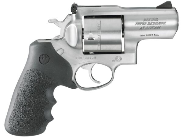 Ruger Redhawk Alaskan Revolver 480 Ruger 2.5" Barrel 6-Round Stainless Black