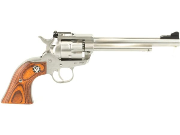 Ruger Single-Six Convertible Revolver 22 Long Rifle 6.5" Barrel 6-Round Stainless Hardwood